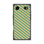 プレミアムスクエアケース with MagSafe［ Small Stripe - Green × Orange ］