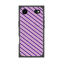 プレミアムスクエアケース with MagSafe［ Small Stripe - Purple × Pink ］