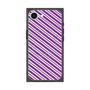 プレミアムスクエアケース with MagSafe［ Small Stripe - Purple × Pink ］
