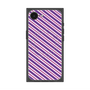 プレミアムスクエアケース with MagSafe［ Small Stripe - Purple × Pink ］