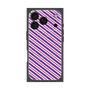 プレミアムスクエアケース with MagSafe［ Small Stripe - Purple × Pink ］