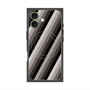 プレミアムスクエアケース with MagSafe［ Middle Stripe - Black ］