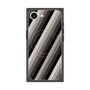 プレミアムスクエアケース with MagSafe［ Middle Stripe - Black ］