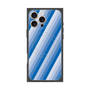 プレミアムスクエアケース with MagSafe［ Middle Stripe - Blue ］