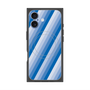 プレミアムスクエアケース with MagSafe［ Middle Stripe - Blue ］