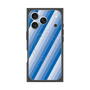 プレミアムスクエアケース with MagSafe［ Middle Stripe - Blue ］
