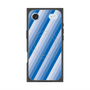 プレミアムスクエアケース with MagSafe［ Middle Stripe - Blue ］