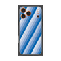 プレミアムスクエアケース with MagSafe［ Middle Stripe - Blue ］