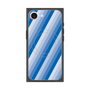 プレミアムスクエアケース with MagSafe［ Middle Stripe - Blue ］