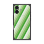 プレミアムスクエアケース with MagSafe［ Middle Stripe - Green ］