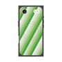 プレミアムスクエアケース with MagSafe［ Middle Stripe - Green ］