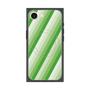 プレミアムスクエアケース with MagSafe［ Middle Stripe - Green ］