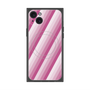 プレミアムスクエアケース with MagSafe［ Middle Stripe - Pink ］