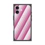 プレミアムスクエアケース with MagSafe［ Middle Stripe - Pink ］