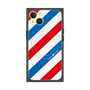 プレミアムスクエアケース with MagSafe［ Big Stripe - Red × Blue ］