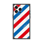 プレミアムスクエアケース with MagSafe［ Big Stripe - Red × Blue ］