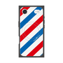 プレミアムスクエアケース with MagSafe［ Big Stripe - Red × Blue ］