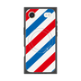 プレミアムスクエアケース with MagSafe［ Big Stripe - Red × Blue ］