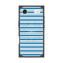プレミアムスクエアケース with MagSafe［ Small Border - Blue ］