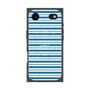 プレミアムスクエアケース with MagSafe［ Small Border - Blue ］