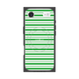 プレミアムスクエアケース with MagSafe［ Small Border - Green ］