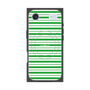 プレミアムスクエアケース with MagSafe［ Small Border - Green ］