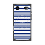 プレミアムスクエアケース with MagSafe［ Small Border - Navy ］
