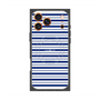 プレミアムスクエアケース with MagSafe［ Small Border - Navy ］