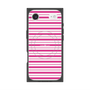 プレミアムスクエアケース with MagSafe［ Small Border - Pink ］