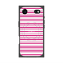 プレミアムスクエアケース with MagSafe［ Small Border - Pink ］