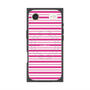 プレミアムスクエアケース with MagSafe［ Small Border - Pink ］