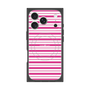 プレミアムスクエアケース with MagSafe［ Small Border - Pink ］