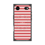 プレミアムスクエアケース with MagSafe［ Small Border - Red ］