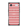プレミアムスクエアケース with MagSafe［ Small Border - Red ］