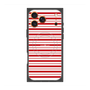 プレミアムスクエアケース with MagSafe［ Small Border - Red ］