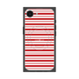 プレミアムスクエアケース with MagSafe［ Small Border - Red ］