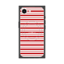 プレミアムスクエアケース with MagSafe［ Small Border - Red ］