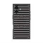 プレミアムスクエアケース with MagSafe［ Middle Border - Black ］