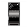 プレミアムスクエアケース with MagSafe［ Middle Border - Black ］