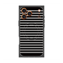 プレミアムスクエアケース with MagSafe［ Middle Border - Black ］