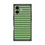 プレミアムスクエアケース with MagSafe［ Middle Border - Green ］
