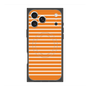 プレミアムスクエアケース with MagSafe［ Middle Border - Orange ］