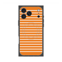 プレミアムスクエアケース with MagSafe［ Middle Border - Orange ］