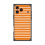 プレミアムスクエアケース with MagSafe［ Middle Border - Orange ］