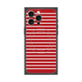 プレミアムスクエアケース with MagSafe［ Middle Border - Red ］