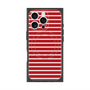 プレミアムスクエアケース with MagSafe［ Middle Border - Red ］