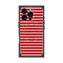 プレミアムスクエアケース with MagSafe［ Middle Border - Red ］