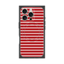 プレミアムスクエアケース with MagSafe［ Middle Border - Red ］