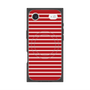 プレミアムスクエアケース with MagSafe［ Middle Border - Red ］