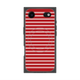 プレミアムスクエアケース with MagSafe［ Middle Border - Red ］